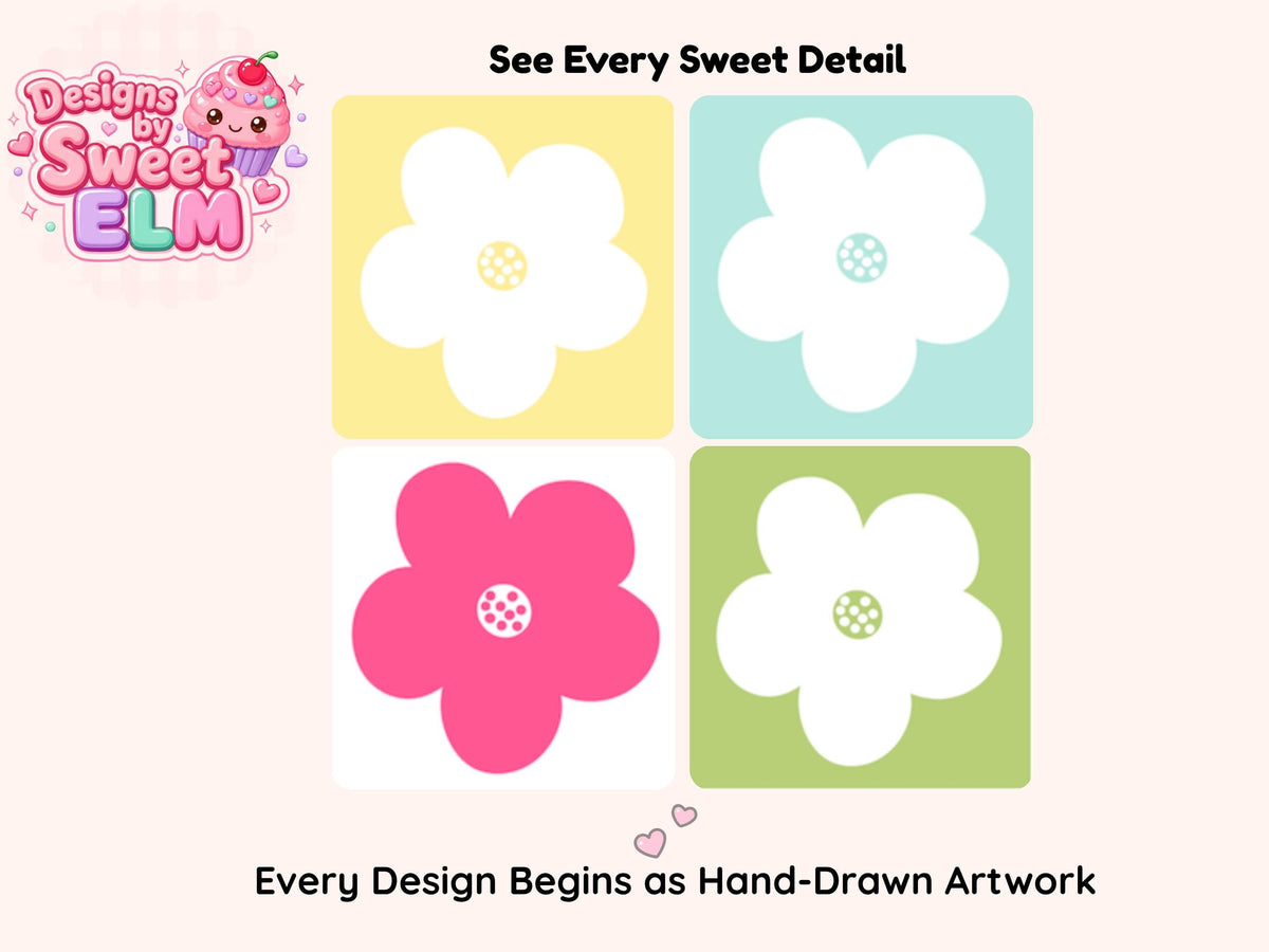 Buttercream Blossoms Seamless Pattern