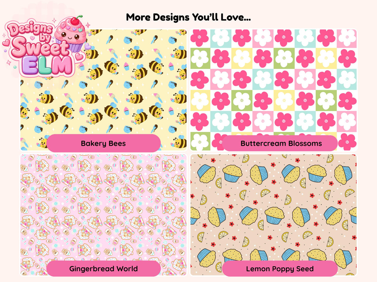 Mediterranean Lemons & Shells Seamless Pattern