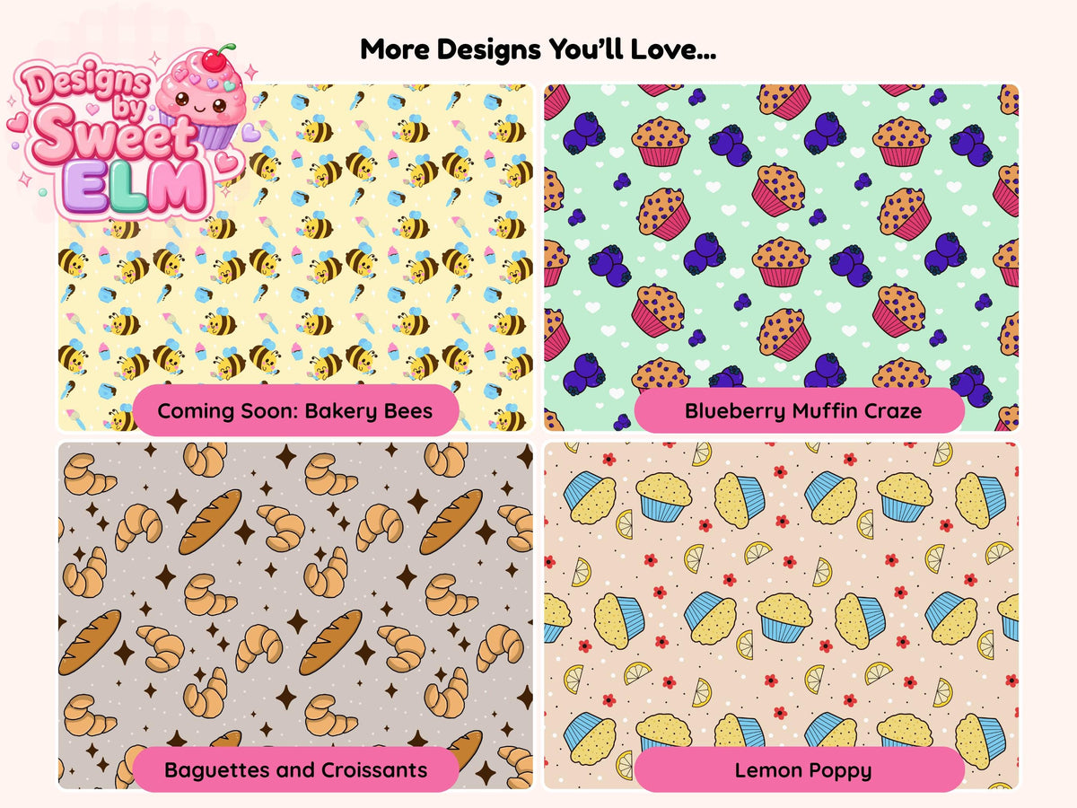 Gingerbread World Seamless Pattern